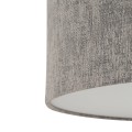 LAMPAMI - szara lampa wisząca, nowoczesna lampa do salonu, lampa do sypialni LAGO M