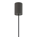 LAMPAMI - szara lampa wisząca, nowoczesna lampa do salonu, lampa do sypialni LAGO M