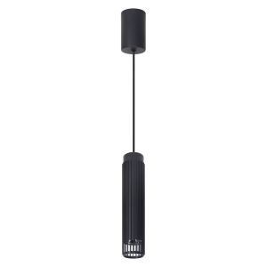 Czarna lampa tuba sufitowa wisząca nowoczesna 120 cm 1xGU10 VERTICAL BLACK