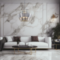 LAMPAMI - żyrandol do salonu, srebrny żyrandol chrom, żyrandol kryształowy DONNA CHROME