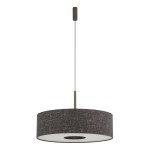 Lampa wisząca czarna melanż 130 cm 1xE27 modern classic AMARELA L