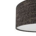LAMPAMI - czarna lampa wisząca, nowoczesna lampa do salonu, lampa do sypialni AMARELA L