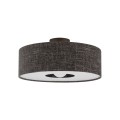 LAMPAMI - czarna lampa sufitowa, nowoczesna lampa do salonu, lampa do sypialni AMARELA M