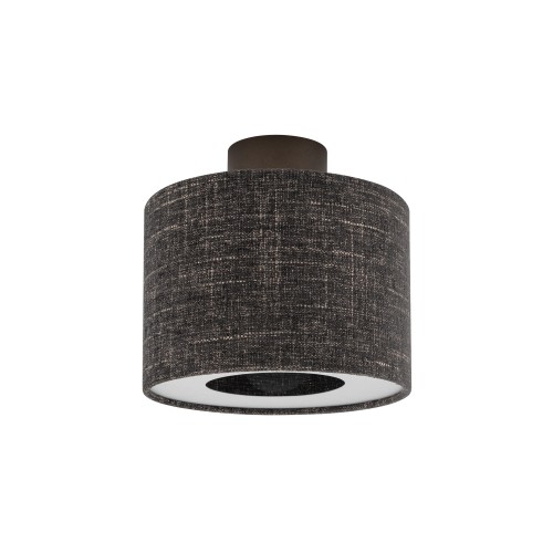 LAMPAMI - czarna lampa sufitowa, nowoczesna lampa do salonu, lampa do sypialni AMARELA S
