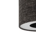 LAMPAMI - czarna lampa sufitowa, nowoczesna lampa do salonu, lampa do sypialni AMARELA S