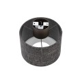 LAMPAMI - czarna lampa sufitowa, nowoczesna lampa do salonu, lampa do sypialni AMARELA S