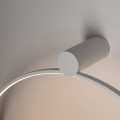 LAMPAMI - kinkiet ledowy biały, kinkiet nowoczesny, biały kinkiet ledowy, lampa ścienna led CIRCOLO LED M