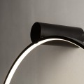 LAMPAMI - kinkiet ledowy czarny, kinkiet nowoczesny, czarny kinkiet ledowy, lampa ścienna led CIRCOLO LED M