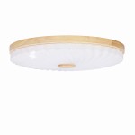 Lampa kuchenna plafon ledowy z drewnem 38 cm 4000K 24W LEMO LED