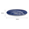 LAMPAMI - plafon ledowy okrągły, niebieska lampa sufitowa, lampa sufitowa ledowa, lampa dziecięca Plafon Tierra planeta LED