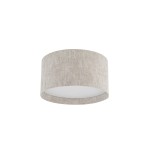 Lampa sufitowa plafon okrągły beżowy 2xE27 modern classic CEDRO S
