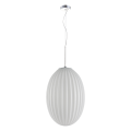 LAMPAMI - długa lampa wisząca, lampa wisząca nowoczesna, nowoczesna lampa wisząca do salonu BRAGA WHITE