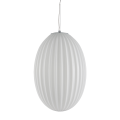 LAMPAMI - długa lampa wisząca, lampa wisząca nowoczesna, nowoczesna lampa wisząca do salonu BRAGA WHITE