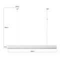 LAMPAMI -  lampa ledowa Mira L Tuya LED CCT szkic