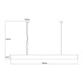 LAMPAMI -  lampa ledowa Mira L Tuya LED CCT szkic