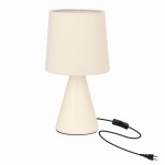 Lampka nocna beżowa ceramiczna 1xE14 40W SATTI
