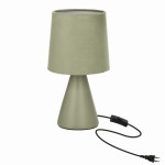 Lampka nocna oliwkowa ceramiczna 1xE14 40W SATTI 