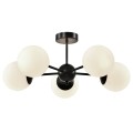 LAMPAMI - lampa sufitowa do salonu klosze białe kule, lampa sufitowa wisząca do salonu, lampa nad stół, lampa szklane kule CALARI