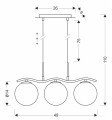 LAMPAMI - lampa sufitowa wisząca nowoczesna LUMOS szkic