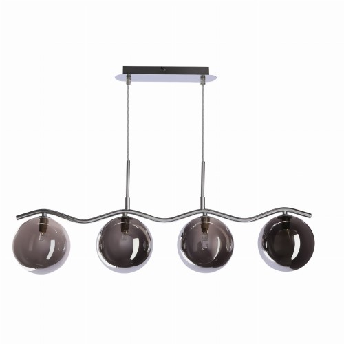 LAMPAMI - lampa do salonu, klosze szklane kule, lampa sufitowa wisząca nowoczesna, lampa do jadalni LUMOS