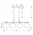 LAMPAMI - lampa sufitowa wisząca nowoczesna LUMOS