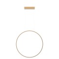 LAMPAMI - lampa wisząca do łazienki, lampa łazienkowa wisząca, złota lampa łazienkowa wisząca, lampa do łazienki - Mirror S złota IP44 LED CCT