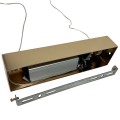 LAMPAMI - lampa wisząca do łazienki, lampa łazienkowa wisząca, złota lampa łazienkowa wisząca, lampa do łazienki - Mirror S złota IP44 LED CCT