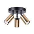 LAMPAMI - industrialna lampa sufitowa, lampa przysufitowa, lampa sufitowa do salonu Plafon WINX 3P
