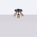 LAMPAMI - industrialna lampa sufitowa, lampa przysufitowa, lampa sufitowa do salonu Plafon WINX 3P