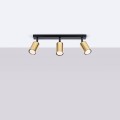 LAMPAMI - industrialna lampa sufitowa, lampa przysufitowa, lampa sufitowa do salonu Plafon WINX 3