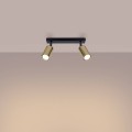 LAMPAMI - złota lampa sufitowa, lampa przysufitowa, lampa sufitowa do salonu WINX 2