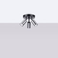 LAMPAMI - industrialna lampa sufitowa, lampa przysufitowa, lampa sufitowa do salonu Plafon WINX 3P