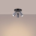 LAMPAMI - industrialna lampa sufitowa, lampa przysufitowa, lampa sufitowa do salonu Plafon WINX 3P