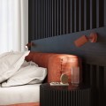 LAMPAMI - regulowana lampa sufitowa, lampa przysufitowa spot, lampa sufitowa plafon KARBON 4 ochra czerwona