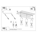 LAMPAMI - lampa przysufitowa spot Plafon RING 3L  szkic