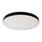 Plafon łazienkowy okrągły IP44 4000K MAYA BLACK 15W LED Ø330 mm