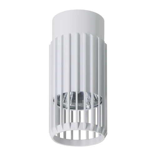 LAMPAMI - tuba sufitowa natynkowa, biała lampa punktowa nowoczesna, biała tuba sufitowa VERTICAL WHITE DOWNLIGH