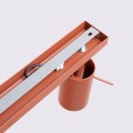 LAMPAMI - lampa sufitowa na korytarz, lampa przysufitowa spot, lampa sufitowa do salonu RING 4L ochra czerwona