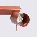 LAMPAMI - lampa sufitowa na korytarz, lampa przysufitowa spot, lampa sufitowa do salonu RING 4L ochra czerwona