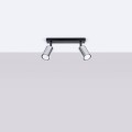 LAMPAMI - industrialna lampa sufitowa, lampa przysufitowa, lampa sufitowa do salonu Plafon WINX 2