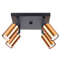 LAMPAMI - miedziana lampa sufitowa, lampa przysufitowa, lampa sufitowa do salonu plafon WINX 4