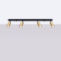 LAMPAMI - industrialna lampa sufitowa, lampa przysufitowa, lampa sufitowa do salonu WINX 4L