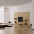LAMPAMI - ekskluzywna lampa wisząca, żyrandol do salonu, żyrandol nowoczesny, srebrny żyrandol kryształowy ASPEN II CHROME