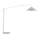 Lampa podłogowa nowoczesna 1xE27 silk gray POISE A 