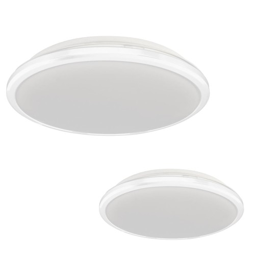 LAMPAMI - okrągły plafon łazienkowy led, lampa sufitowa ledowa, lampa sufitowa łazienkowa, lampa łazienkowa TERMA WHITE LED IP44