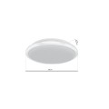 LAMPAMI -  lampa łazienkowa TERMA WHITE LED IP44 szkic