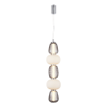 LAMPAMI - nowoczesna lampa wisząca, lampa do salonu, lampa do sypialni, pojedyncza lampa wisząca CARO SMOKED 40W LED