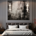 LAMPAMI - nowoczesna lampa wisząca, lampa do salonu, lampa do sypialni, pojedyncza lampa wisząca CARO SMOKED 40W LED