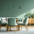 LAMPAMI - lampa nad okragły stół, lampa do jadalni, lampa nowoczesna wisząca CAPITAL NAVY GREEN