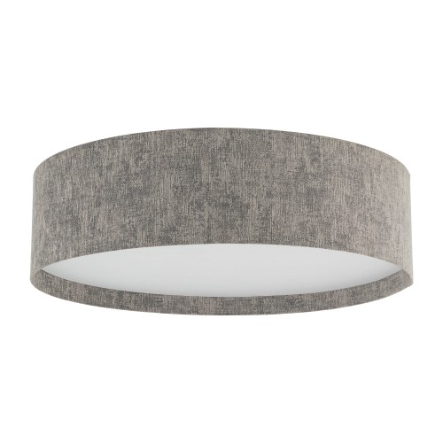 LAMPAMI - szara lampa sufitowa, nowoczesna lampa do salonu, lampa do sypialni, nowoczesny plafon sufitowy duży LAGO M